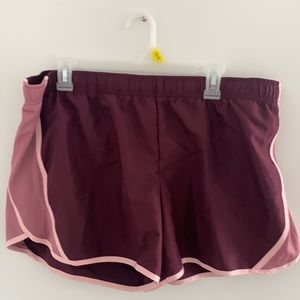 athletic works' running shorts with inside lining